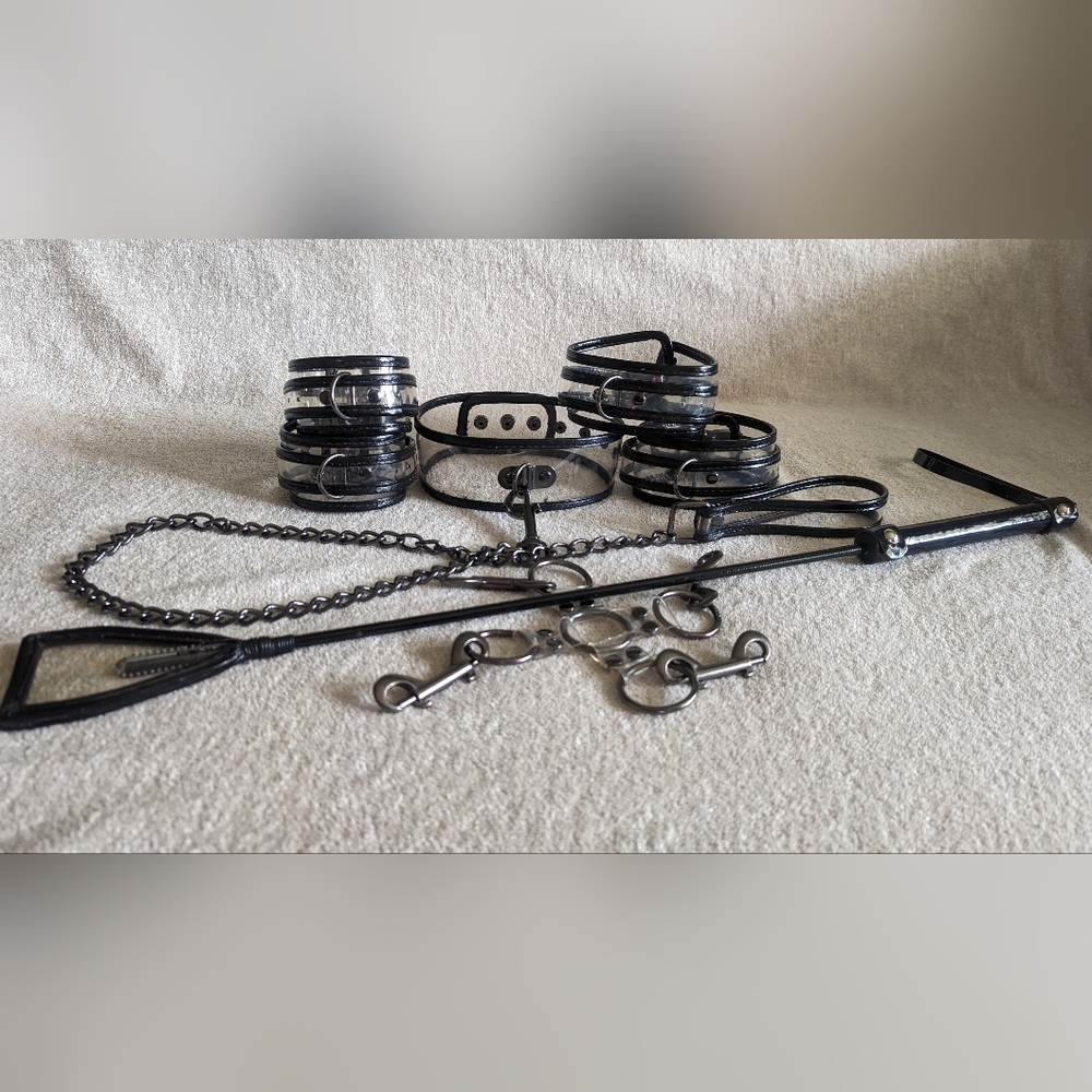 Bare Bondage Clear Vinyl Kink Set